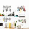 Magnetic Knife Holder HEREOF 10" Gray Wall Mount Stainless Steel Strip-1