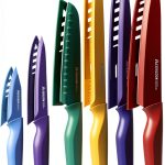 Astercook Knife Set 12-Piece Color‑Coded Kitchen Knives Anti‑Rust-0