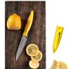Paring knife, 4PCS Paring knives (4 Knives and 4 Knife cover), 4 Inch Peeling Knife, Fruit and Vegetable Knife, Ultra Sharp Kitchen Knives, German Steel, PP Plastic Handle-1