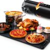 Food Warming Mat, Electric Warming Tray with 6 Level Temperature Settings,6 Hours Timer, Graphene Rapid Heating, Auto Shut-Off, Roll Up Food Warmer for Buffets Party, Countertop,Gatherings-0