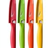 Paring knife, 4PCS Paring knives (4 Knives and 4 Knife cover), 4 Inch Peeling Knife, Fruit and Vegetable Knife, Ultra Sharp Kitchen Knives, German Steel, PP Plastic Handle-0