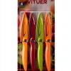Paring knife, 4PCS Paring knives (4 Knives and 4 Knife cover), 4 Inch Peeling Knife, Fruit and Vegetable Knife, Ultra Sharp Kitchen Knives, German Steel, PP Plastic Handle-6