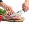 HOSHANHO Kitchen Knife in Japanese High Carbon Steel, Professional High-Class Chef's Knife 8 inch, Non-slip Ultra Sharp Cooking Knives with Ergonomic Handle-5