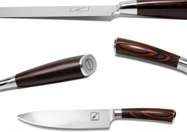 imarku Japanese Chef Knife - Sharp Kitchen Knife 8 Inch Chef's Knives HC Steel Paring Knife, Gifts for Men and Women, Christmas Gifts for Mom or Dad, Kitchen Gadgets with Gift Box, Gyutou Knives-4