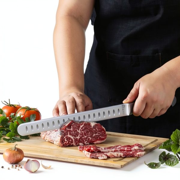 Brisket Slicing Knife MAIRICO 11in Ultra Sharp Stainless Steel Carving-3