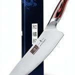 HOSHANHO Kitchen Knife in Japanese High Carbon Steel, Professional High-Class Chef's Knife 8 inch, Non-slip Ultra Sharp Cooking Knives with Ergonomic Handle-0