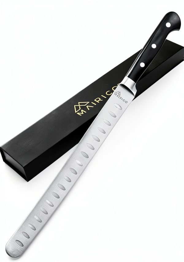 Brisket Slicing Knife MAIRICO 11in Ultra Sharp Stainless Steel Carving-0