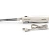 Proctor Silex Easy Slice Electric Knife for Meat Slicing, Poultry, Bread, Crafting Foam and More, Lightweight with Contoured Grip, White, (74312)-0