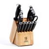 HENCKELS Premium Quality 15-Piece Knife Set with Block, Razor-Sharp, German Engineered Knife Informed by over 100 Years of Masterful Knife Making, Lightweight and Strong, Dishwasher Safe-8