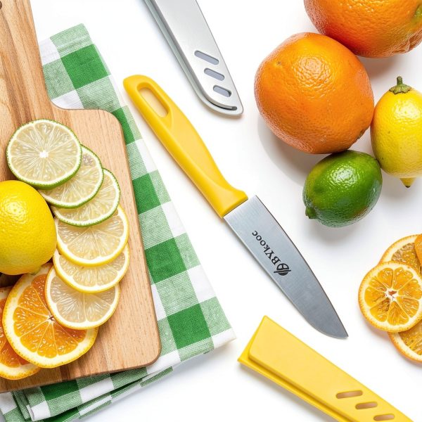 8 pieces Paring Knives (4PCS Peeling Knives and 4PCS Knife Sheath), Ultra Sharp Vegetable and Fruit Knife,German Steel Small Kitchen Knife with PP Plastic Ergonomic Handle-3