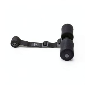 Nordic Hamstring Curl Strap by The Tib Bros - Black, Adjustable,-1