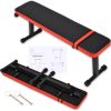 Foldable Workout Bench by Ropoy - Flat Weight Bench for Home Gym,-0